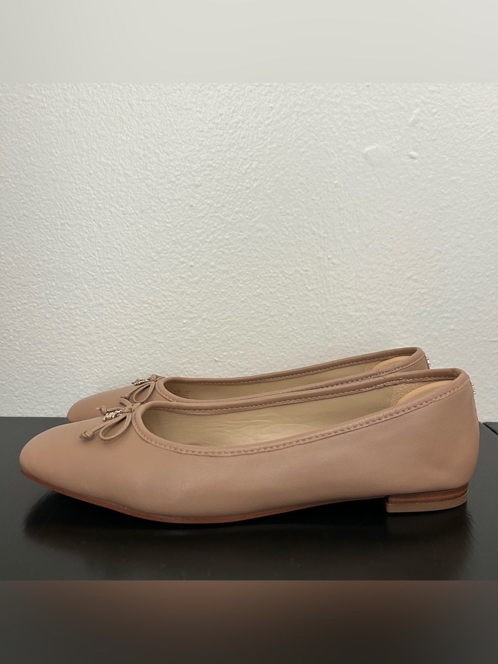 Sam Edelman Alie Ballerina Slip-On Ballet Flats Size 9.5 French Sand Leather Tan - Picture 5 of 11